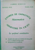 EXAMEN DE CAPACITATE, MATEMATICA. IN SPRIJINUL CANDIDATILOR, ADMITERE IN LICEU-GABRIEL RADUCAN, ROMEO ILIE,-251410