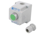 "Casetă de Comandă ST22 cu 1 Buton IP65 Plastic NO"