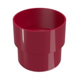 Mufa burlan, pentru imbinare sistem pluvial, Regenau, PVC, circulara, bordo, 100 mm