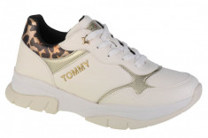 Pantofi pentru adida?i Tommy Hilfiger Low Cut Lace-Up Sneaker T3A4-31173-1242X048 alb foto