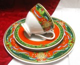 SET MIC DEJUN PORTELAN LA VIE GERMANIA SET TRIO CEASCA CAFEA CU FARFURII