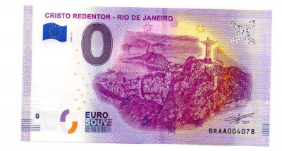 BRAZILIA 2019 0 EURO SOUVENIR, Rio de Janeiro, UNC foto