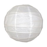 Abajur din h&acirc;rtie, 40 cm, alb, CMCLASS