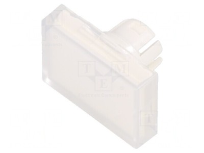 Lentilă Transparentă pentru Buton 22mm Plastic foto