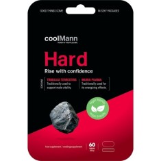 Erectii si virilitate - Cobeco CoolMann Hard 60 tablete Se Ridica cu Incredere Sustine Vitalitatea si Energia Masculina