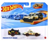 Masinuta Hot Wheels Track Fleet Porsche 911 Off-Roader, scara 1:64
