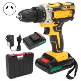 Aparat de gaurit electric Mmgoqqt, model TB096, 200W, 1800mAh, 21V, 2000rpm, cu 2 acumulatori, tip pistol