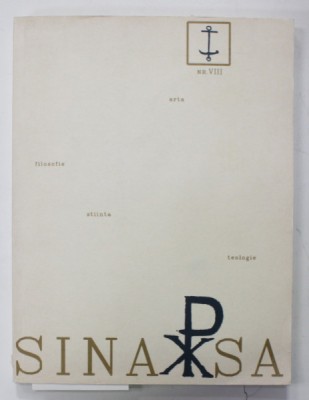 SINAPSA , REVISTA DE TEOLOGIE , FILOSOFIE , ARTA , STIINTA , NR. VIII , 2011 foto
