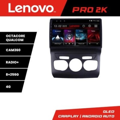 Navigatie Citroen C4 2011-2016 Lenovo Kit-241 8 core QLED 2K 8+256 360 Android Waze USB Navigatie Internet Youtube Radio CarStore Technology foto