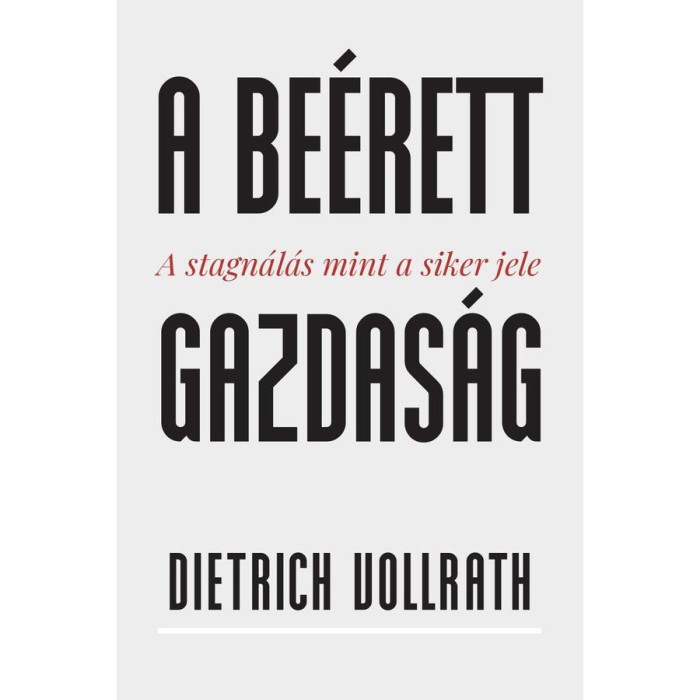 A be&eacute;rett gazdas&aacute;g - A stagn&aacute;l&aacute;s mint a siker jele - Dietrich Vollrath