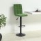 vidaXL Scaun de bar, verde &icirc;nchis, catifea