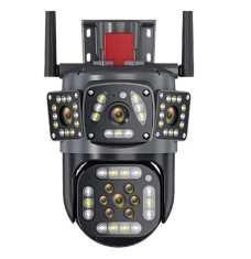 Cameră de supraveghere exterior,6K,12MP,Viziune nocturnă color foto