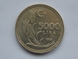 5000 LIRA 1992 TURCIA, Europa