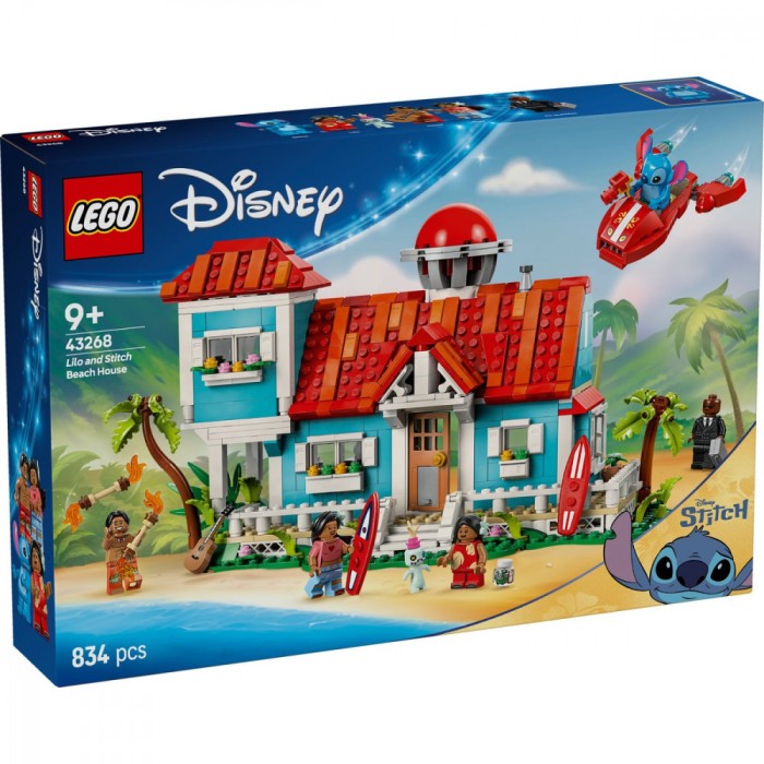 LEGO DISNEY CASA DE PE PLAJA A LUI LILO SI STITCH 43268 SuperHeroes ToysZone