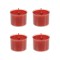 Set 4 lumanari parfumate Cirese, 5.5x3 cm, ATU-085781