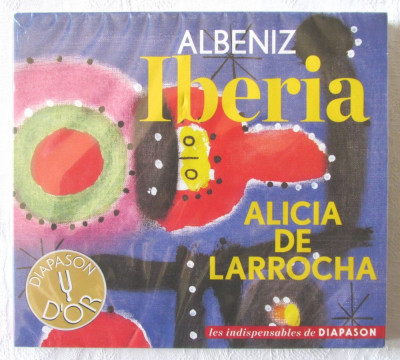 Albeniz Iberia - Alicia de Larrocha- CD colectia DIAPASON D&amp;#039;OR. Nou foto