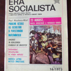 ERA SOCIALISTA, REVISTA, AUGUST 1973, r4a