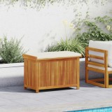 Cumpara ieftin Cutie de perne de exterior 90x50x60,5 cm lemn masiv de salc&acirc;m