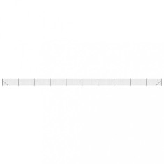 Gard plasa de sarma cu bordura, antracit, 0,8x25 m
