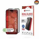 Cumpara ieftin Folie pentru iPhone 14 Pro, Displex Real Glass Privacy Full Cover, Black