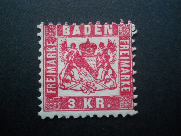 STATE GERMANE ,BADEN NESTAMPILAT