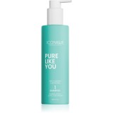 ICONIQUE Professional PURE LIKE YOU Deep Cleansing &amp; Refreshing Shampoo curatarea profunda a scalpului pentru un scalp seboreic 250 ml