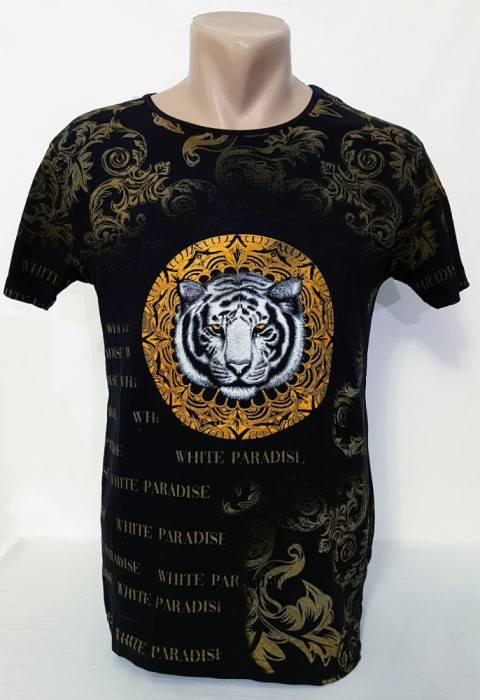 Tricou barbați cap tigru - XL