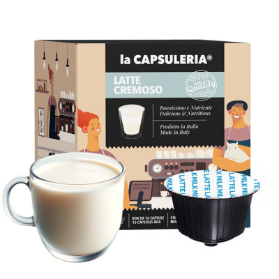 Lapte, 96 capsule compatibile Dolce Gusto, La Capsuleria foto