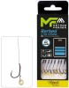 Carlige Legate MIKADO Method Feeder Rig Cu Banda X-Tra Strong, Nr.10, 0.12mm, 10cm, 8buc/pac