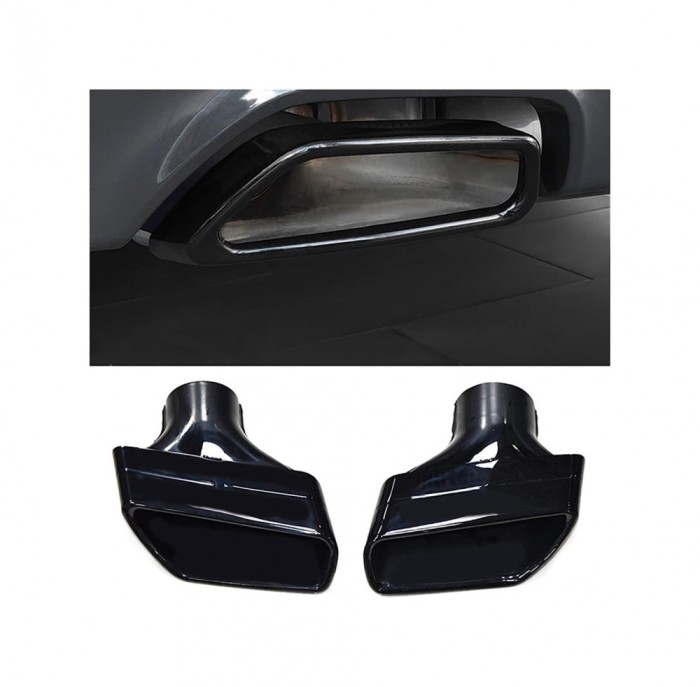 Ornament de toba compatibil BMW Seria 5 G30-Negru