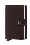 Secrid portofel de piele M.Dark.brown-Dark.brown