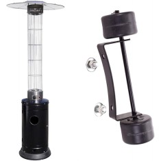 Incalzitor de terasa cilindric PARASOL FL145 pe GPL, putere 14kW