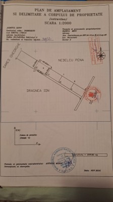 V&amp;acirc;nd teren in Dobroesti 1289 mp foto