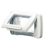 Capac Gewiss System GW22451, 3 module, IP55, alb