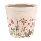 Cumpara ieftin Ghiveci flori ceramica multicolora 14x13 cm