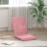 vidaXL Scaun de podea Roz 46 x 50 x 61 cm Catifea 42028177