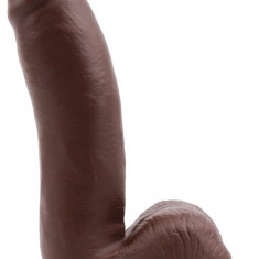 Dildo Realistic Bendable Sex Lure TPE Brown 17 cm