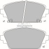 Set placute frana,frana disc HONDA ACCORD VI (CG, CK) (1997 - 2003) KRIEGER 0950006374