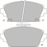 Set placute frana,frana disc NISSAN PRIMERA Hatchback (P12) (2002 - 2016) KRIEGER 0950006374