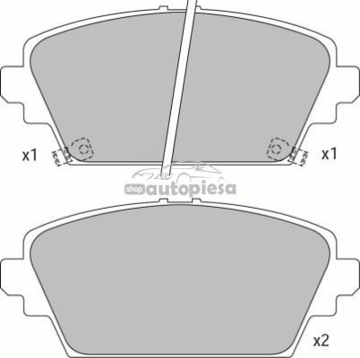 Set placute frana,frana disc HONDA ACCORD VI (CG, CK) (1997 - 2003) KRIEGER 0950006374 foto