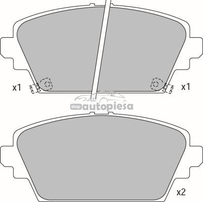 Set placute frana,frana disc HONDA ACCORD VI (CG, CK) (1997 - 2003) KRIEGER 0950006374
