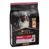 Cumpara ieftin PURINA PRO PLAN ADULT Sensitive Skin, Talie Medie, Somon, 3 kg