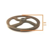 Fulie Motor Electric - Batoza Cu Gauri Int Ax 24 mm - Ext 400 mm