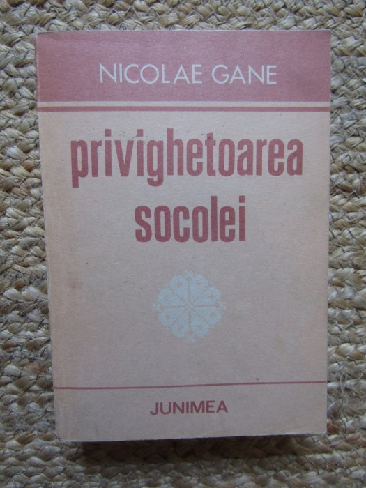 Privighetoarea socolei - Nicolae Gane