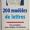 200 MODELES DE LETTRES par PIERRE MAURY , 1986