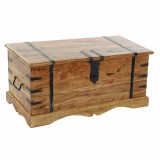 Cumpara ieftin Cufăr DKD Home Decor Natural Colonial Salc&acirc;m 90 x 40 x 40 cm