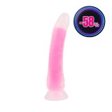 Dildo Rosy Glow Stevie 22cm Pink