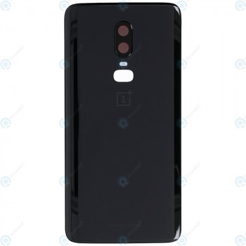 OnePlus 6 (A6000, A6003) Capac baterie oglindă negru 1071100107 foto
