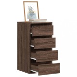VidaXL Dulap colț cu sertare stejar maro 40x41x76 cm lemn prelucrat