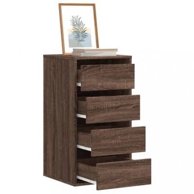 vidaXL Dulap colț cu sertare stejar maro 40x41x76 cm lemn prelucrat 852867 foto